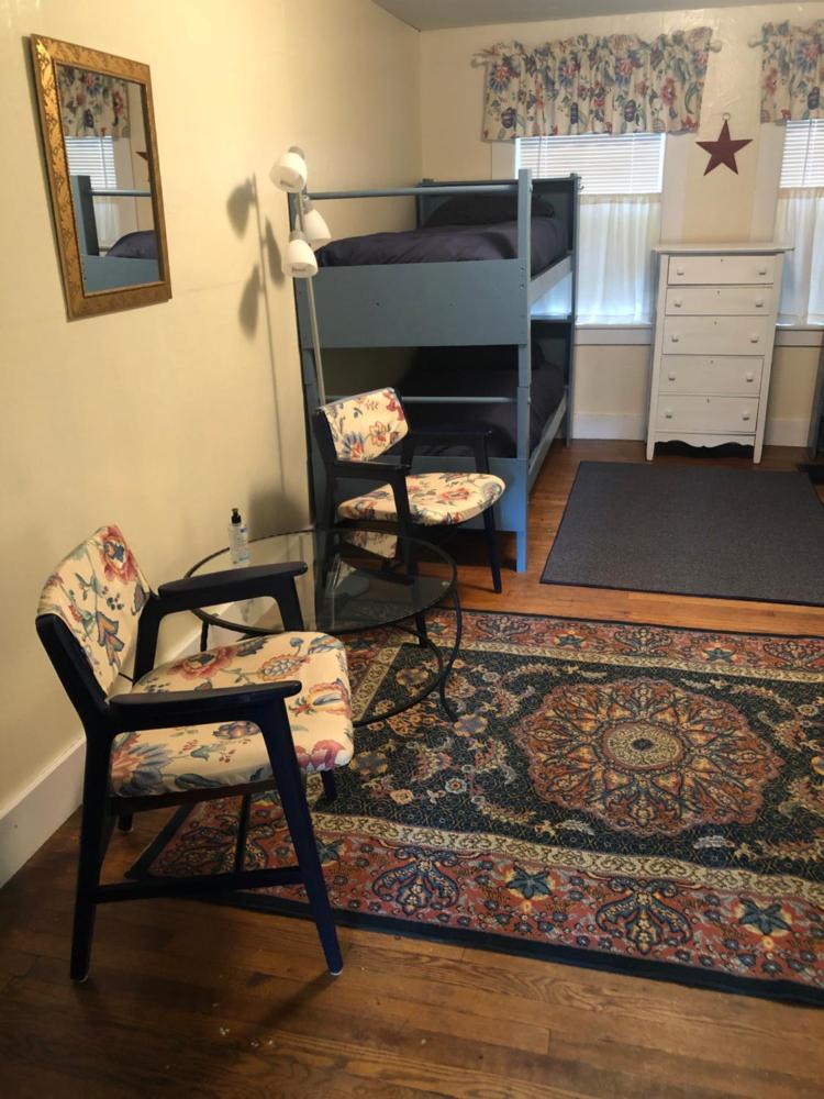 Economy Quadruple Room interior